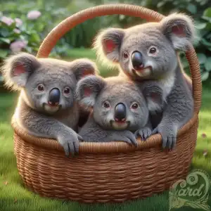3 koalas