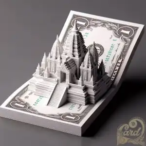 3D dollar bill dieng