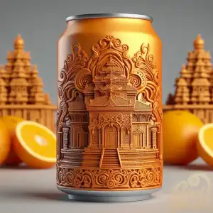 3D drink can design dieng