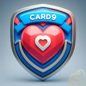 3D Heart CARD9 Emblem
