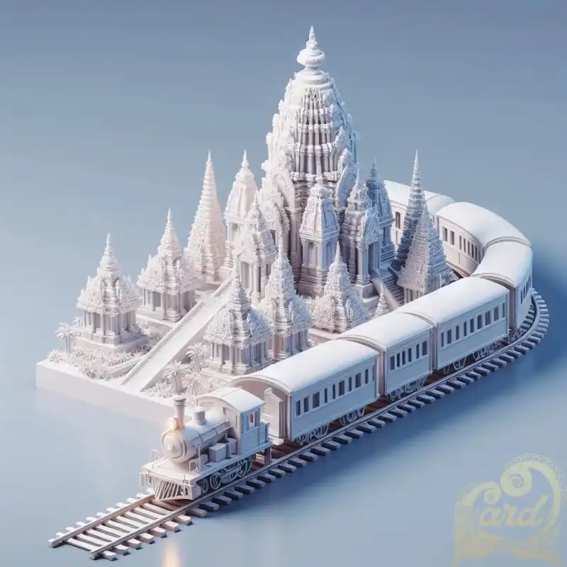 3D train design with umbul