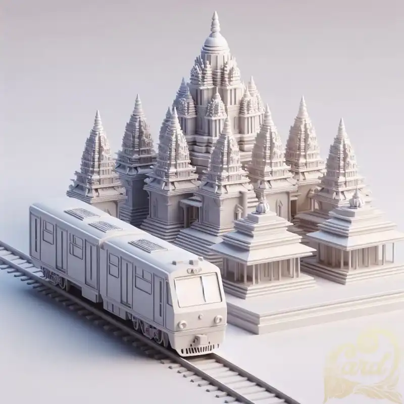 3D train design with umbul