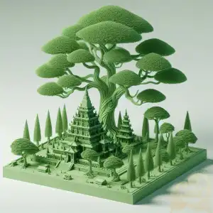 3D tree design with dieng