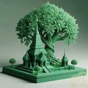 3D tree design with umbul