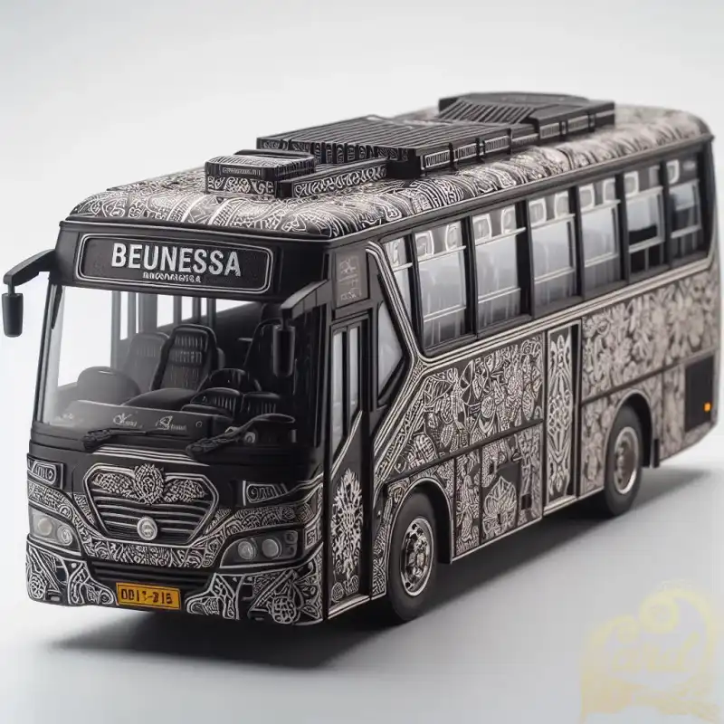 a black bus