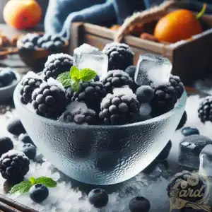 a bowl of fresh blackberries