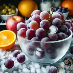 a bowl of fresh grapes