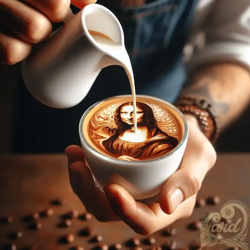 A cup of Monalisa