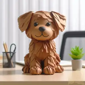 A dog brown tissue