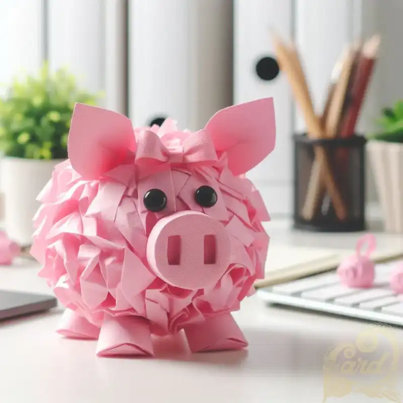A pig pink tissue