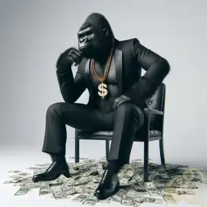 a rich gorilla