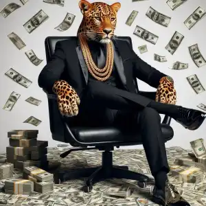 a rich leopard