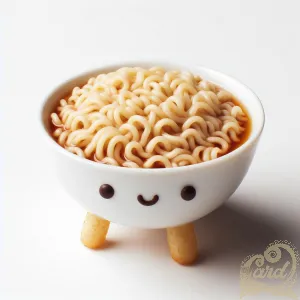 Adorable Noodle Smile Bowl