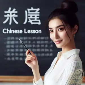 An Chinese learning poster
