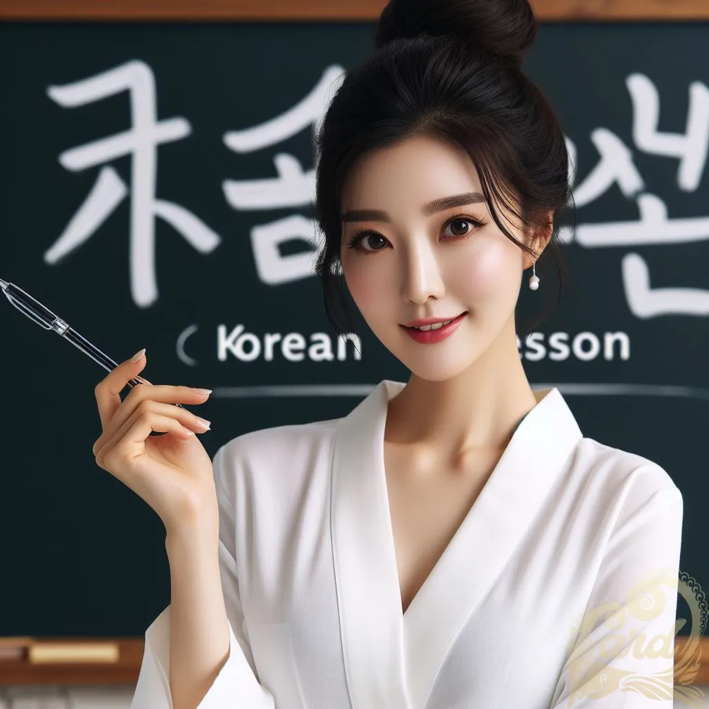An Korean learning poster