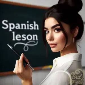 An Spanish learning poster