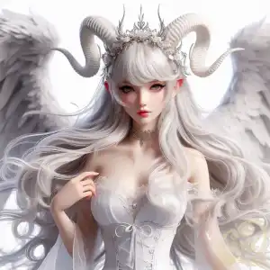 angelic white