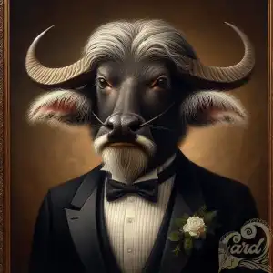 Anoa Buffalo tuxedo