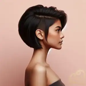 Asymmetrical Hairstyle batak