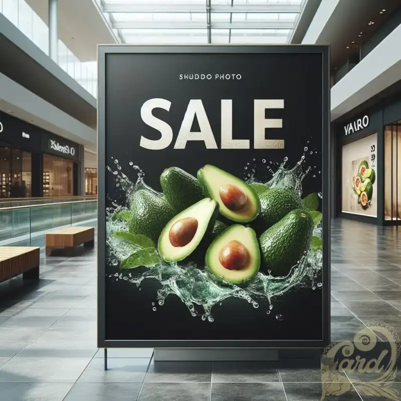 Avocado fruit poster