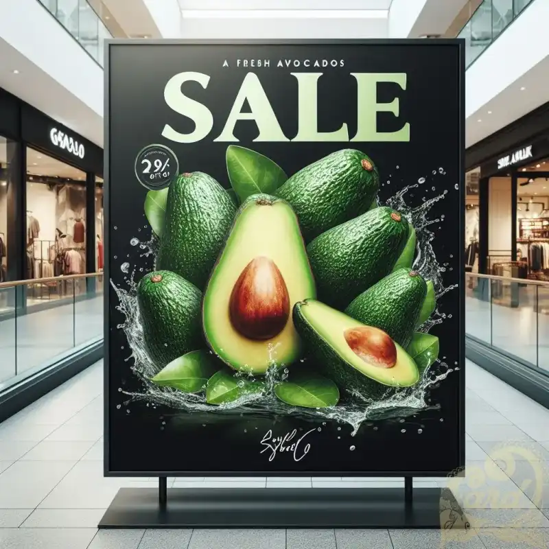 Avocado fruit poster