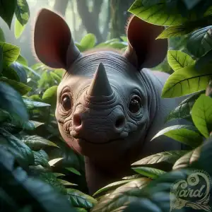 Baby Javanese Rhino