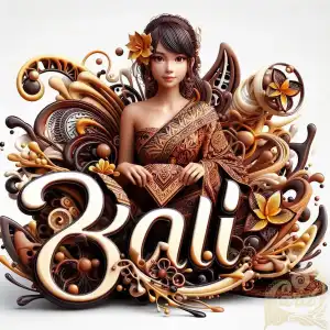 bali batik woman logo