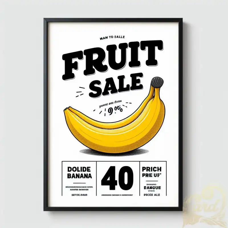 banana poster