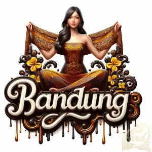 bandung batik woman logo
