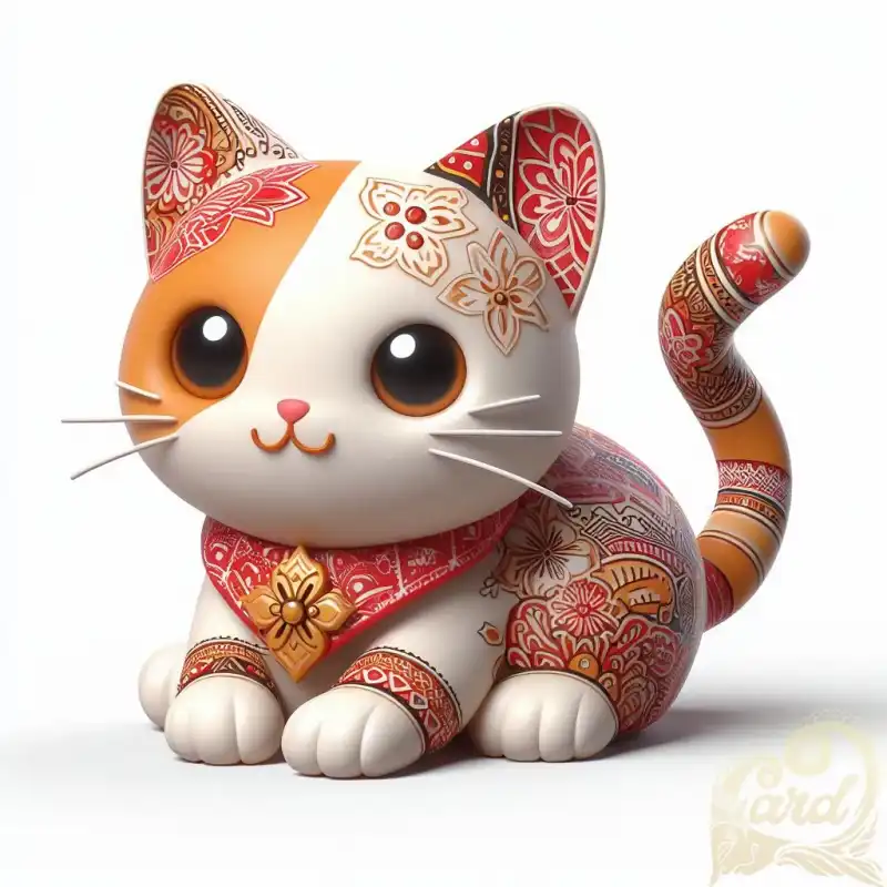 Batik Cat Miniature
