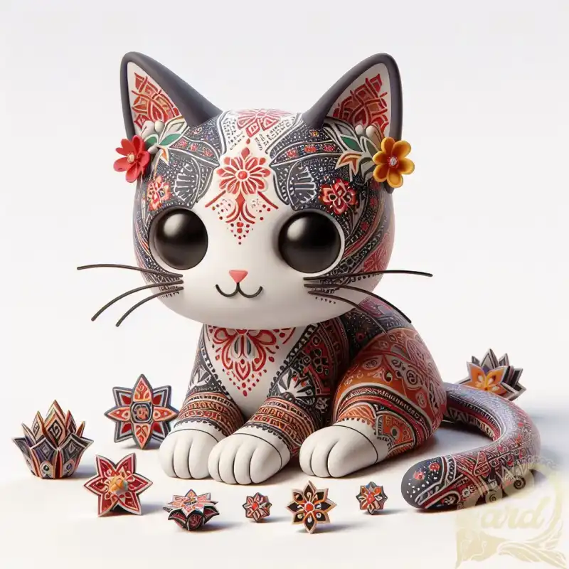 Batik Cat Miniature