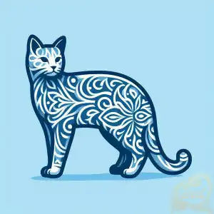 Batik-fication Cat