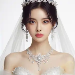 beautiful white bride