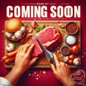 Beef Steak Promotion Poster