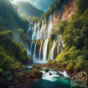 Benang Kelambu Waterfall Lombo