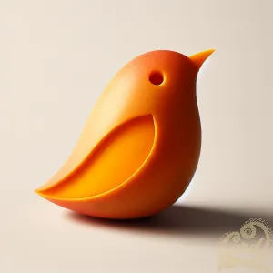 Bird-Cutout Juicy Mango