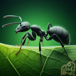 Black Army Ant Macro