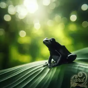 Black frog