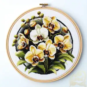 Black Orchid Embroidery