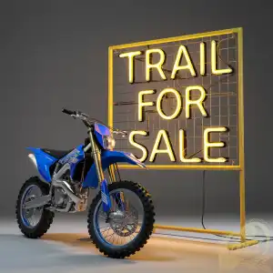 Blue dirt bike for sale