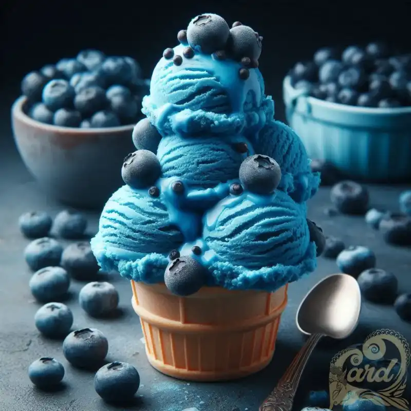 Blue ice cream