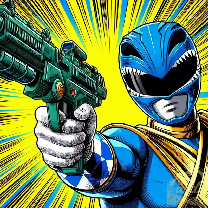 Blue power Ranger