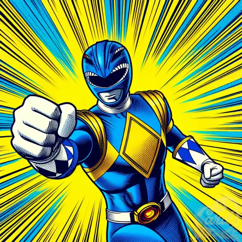 Blue power Ranger
