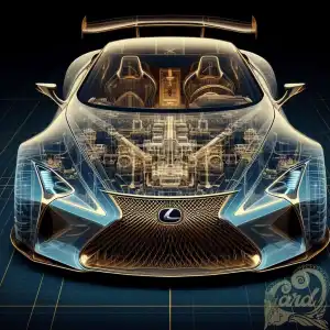 Blueprint of Lexus LC500
