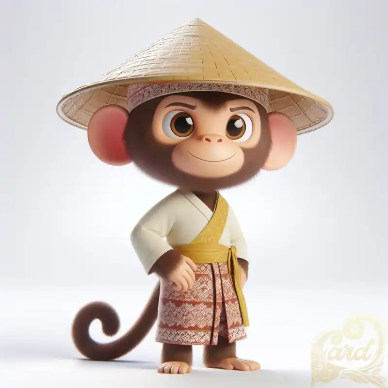 Blurred Monkey Toy