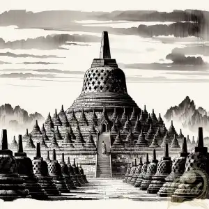 Borobudur temple, Magelang