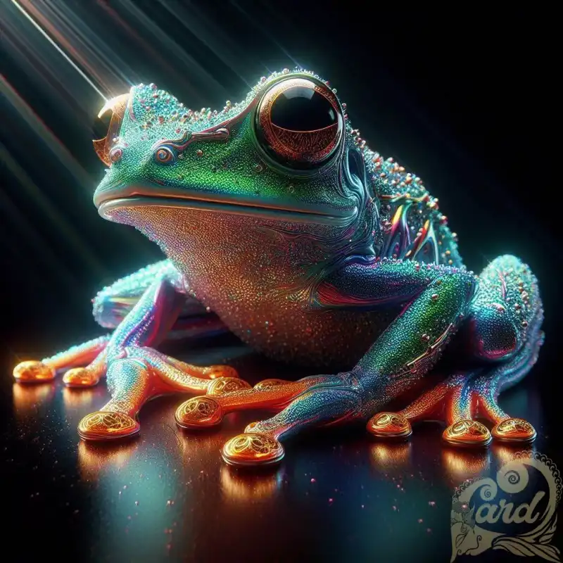 breathtaking beauty a frog