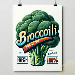 Broccoli Fresh Poster