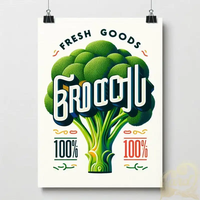 Broccoli Fresh Poster