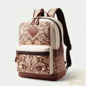 Brown batik bags